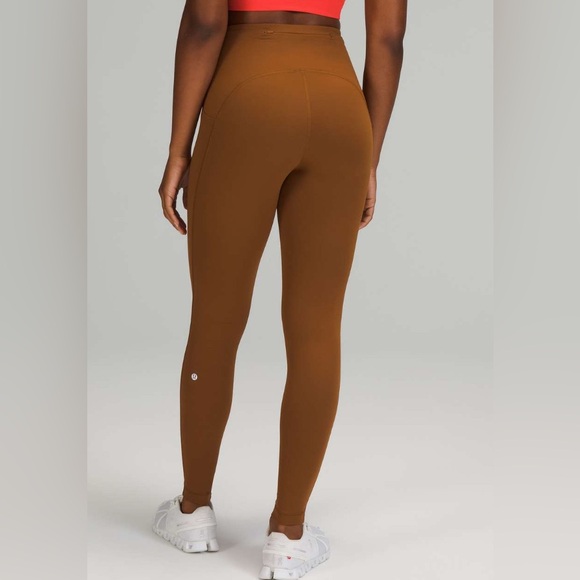 Lululemon Swift Speed High Rise Tight 28" Copper Brown Leggings Women's Size 6 - Picture 2 of 8